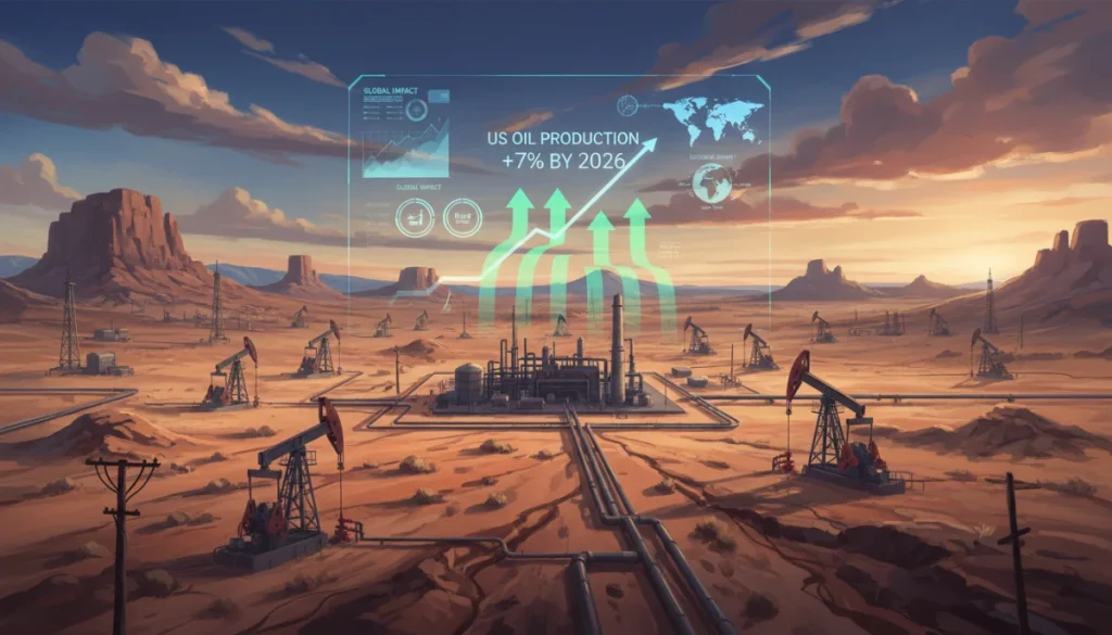 US Oil Production Forecast to Increase by 7% in 2026: Market Impact