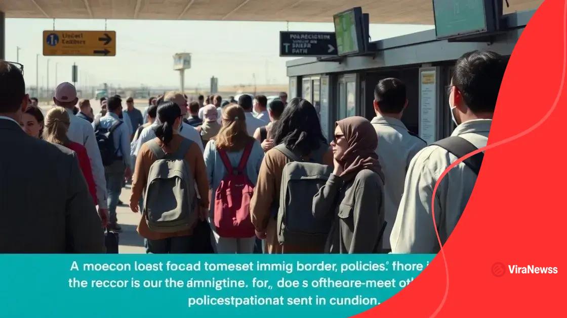 Impact of border policies on immigration