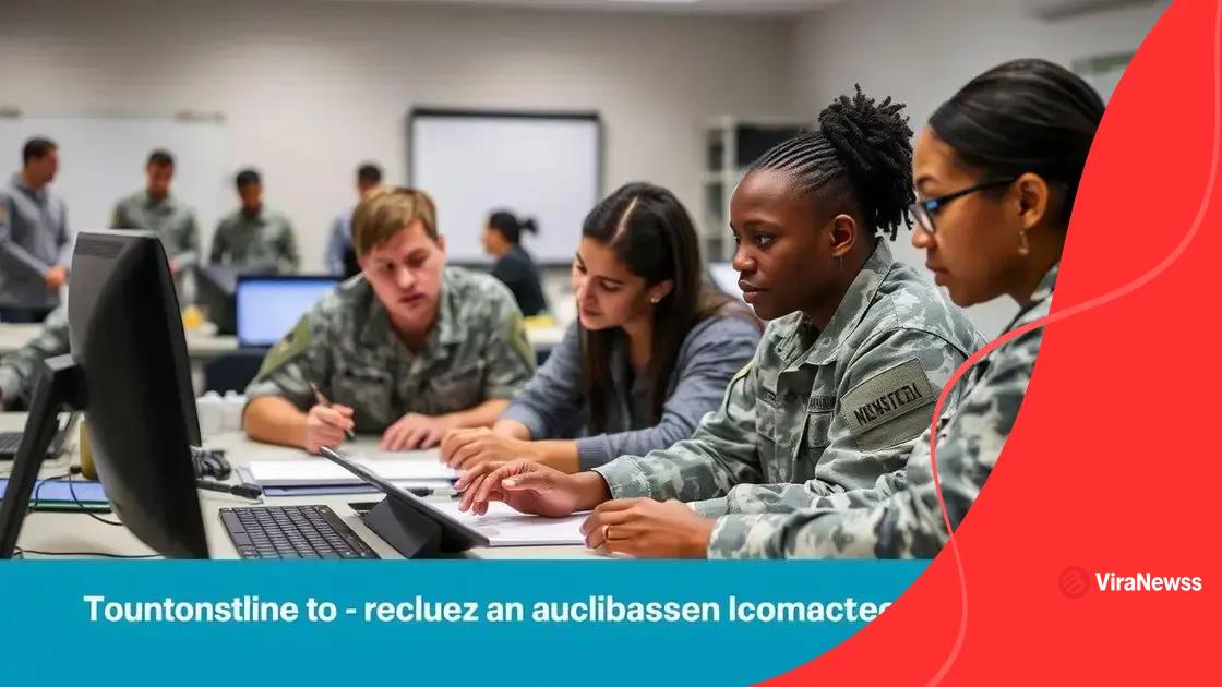 Skills development for transitioning service members