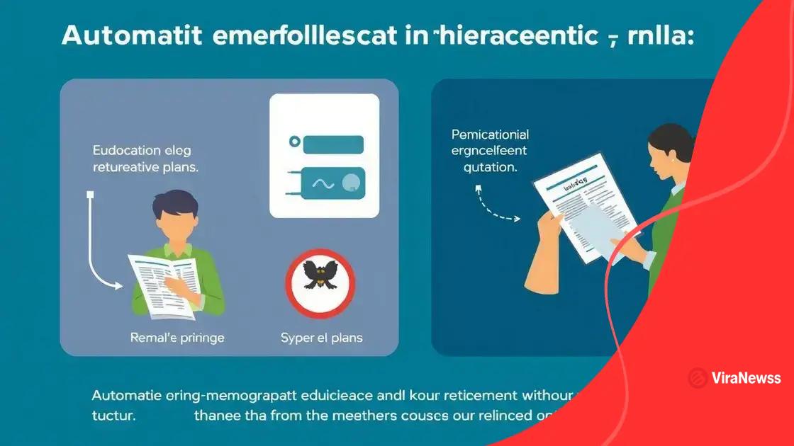How automatic enrollment works