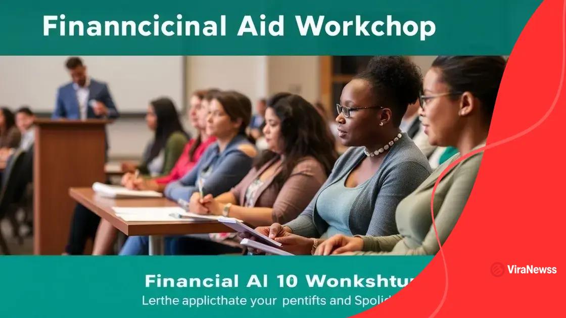 How to apply for aid workshops