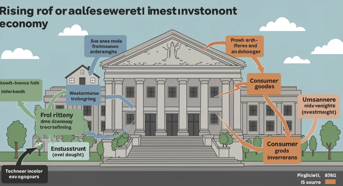 Infographic showing interest rate impact on various economic sectors