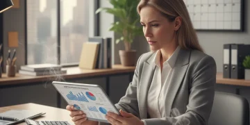 Small business owner analyzing 2026 IRS tax code changes